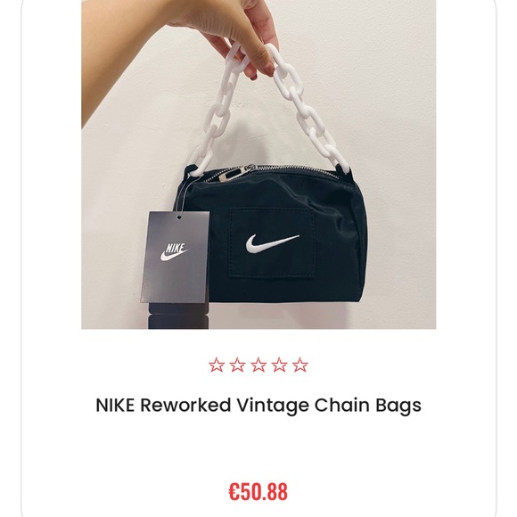 Reworked Black Nike Chain Bag - Picture 5 of 5